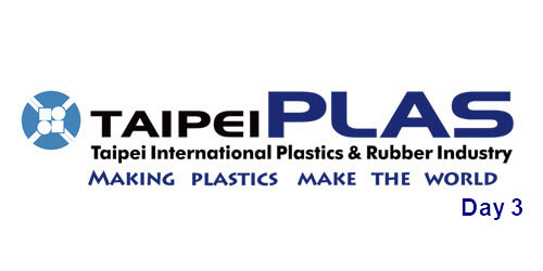 DIPO Plastic Machine Co., Ltd.Exposición de maquinaria plástica de Taiwán Taipei, día 3