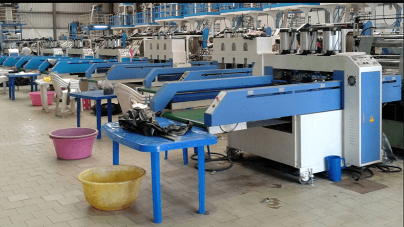 Dipo hand bag machines in Africa.